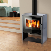 piec kominkowy Haas Sohn kaflowy JONSBO  - piec kominkowy Haas Sohn JONSBO szary